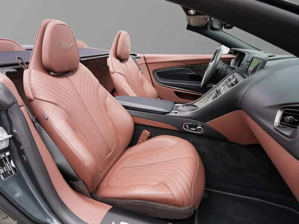 Aston Martin DB11 Volante Xenon Grey / Havana Tan nur 15508km 03/2023-photo-32