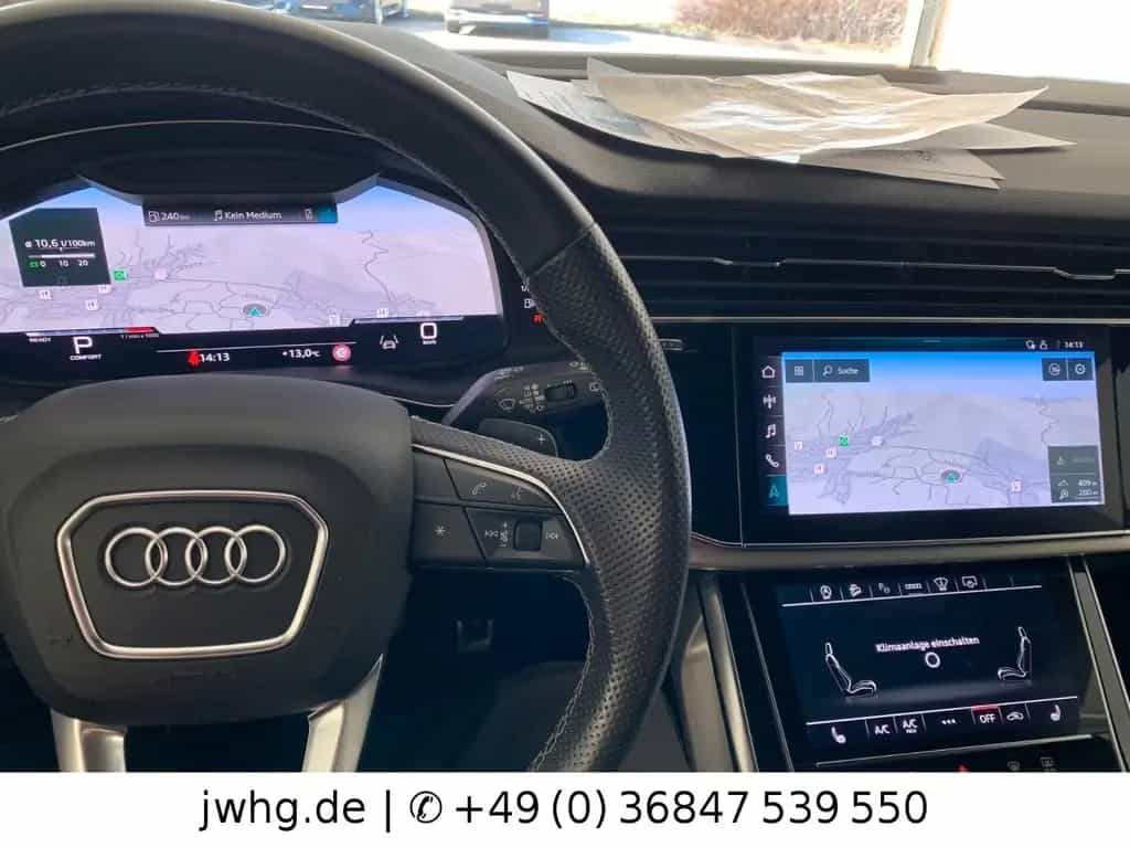 Audi Q8 55TFSI Quattro S-Line|ACC|VCockp|HUD|Memo|21" 08/2022-photo-15