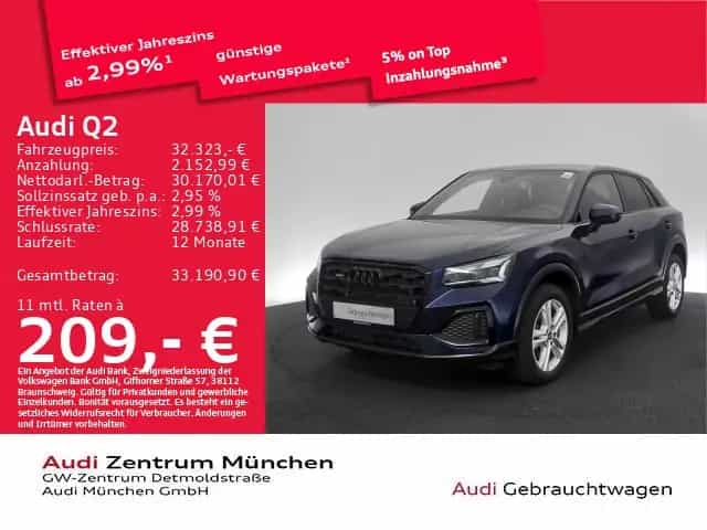 Audi Q2 40 TFSI qu. S tronic advanced S line Virtual+ 04/2025-photo-0