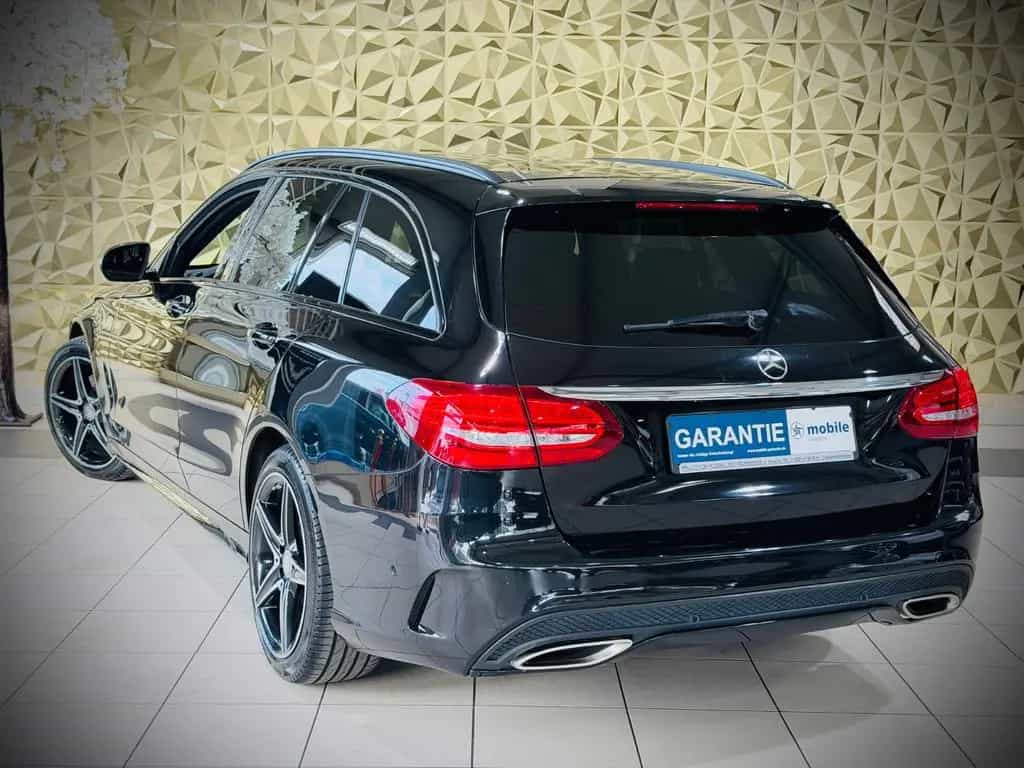 Mercedes-Benz C 200 T|AMG-LINE|1.HAND|NAVI|LEDER|AHK|NIGHT| 04/2016-photo-11