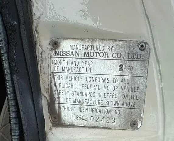 Datsun 240Z 1970 SERIES 1 VERY EARLY CAR MATCHING 01/1970-photo-7