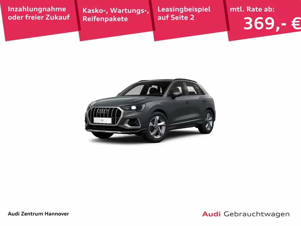 Audi Q3 advanced 35 TFSI virtual AHK Pano 05/2023-photo-0
