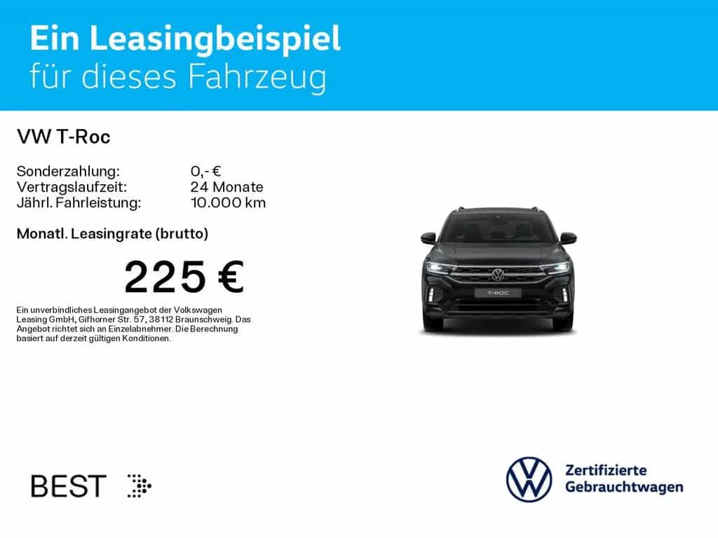 Volkswagen T-Roc 1.5 TSI DSG R-LINE*LED*AHK*KAMERA*PDC*SHZ* 10/2025-photo-2
