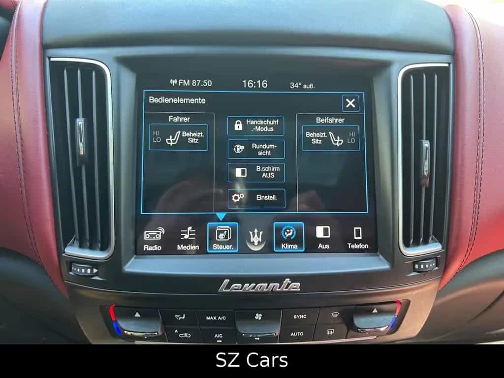 Maserati Levante S Q4 360 KAM LUFT PANO H&K KEYLESS 08/2018-photo-25