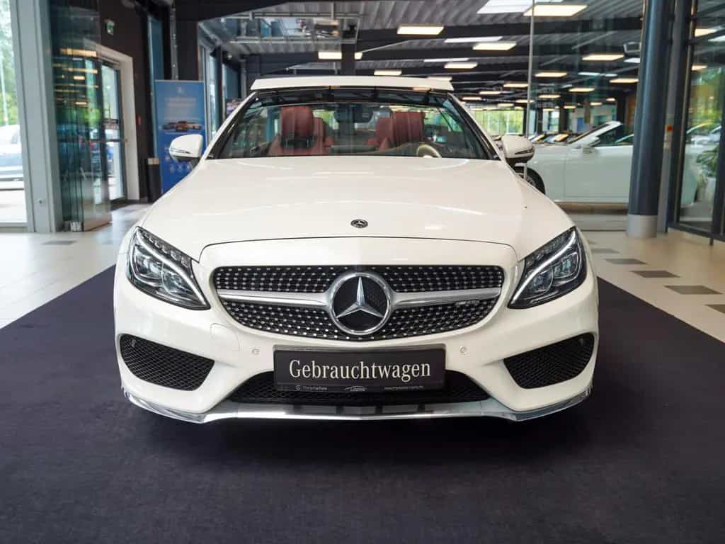 Mercedes-Benz C 300 Cabrio AMG Line cranberry Carbon Burmester 04/2017-photo-9