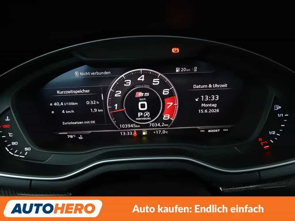 Audi S5 3.0 V6 TFSI quattro Aut.*NAVI*ACC*CAM*PDC* 02/2017-photo-19