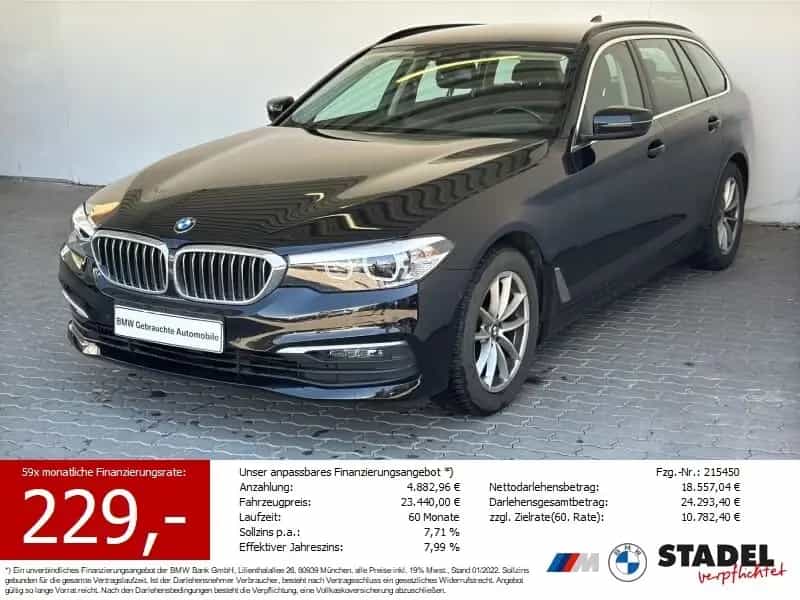 BMW 520 d Tour. Navi.LED.RüKam.Sitzheiz.ParkAssistent 12/2018-photo-0