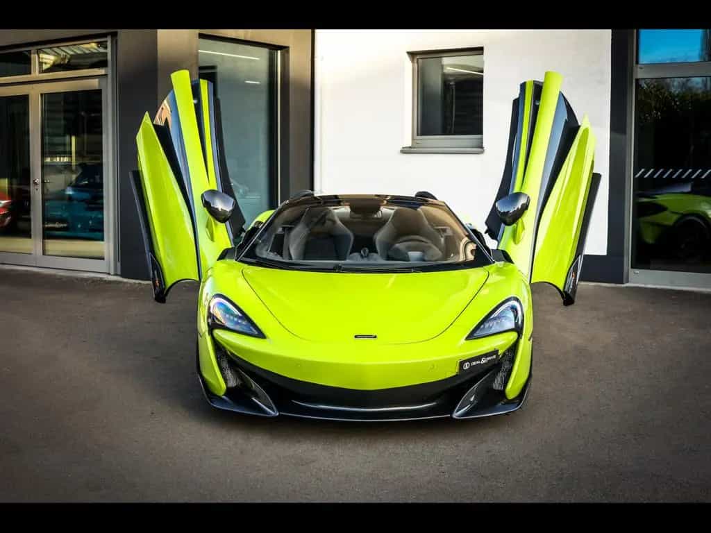 McLaren 600LT Spider 3.8 V8°PPF°LIME GREEN°FULL CARBON 01/2020-photo-4