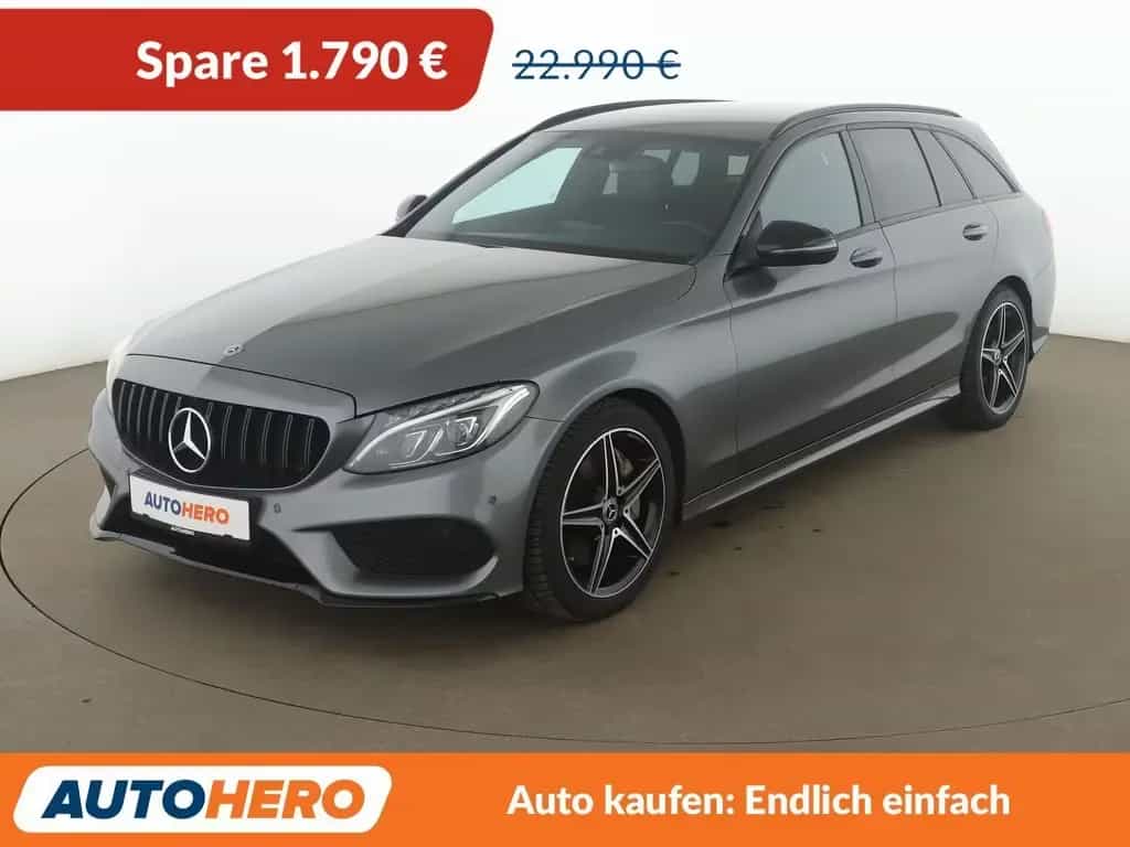 Mercedes-Benz C 250 T AMG Line Aut.*LED*NAVI*TEMPO*CAM*PDC*SHZ 09/2017-photo-0