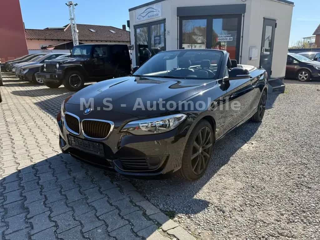 BMW 218 i Cabrio*Klima*SHZ*CD*USB*Isofix*Freispreche 04/2016-photo-0