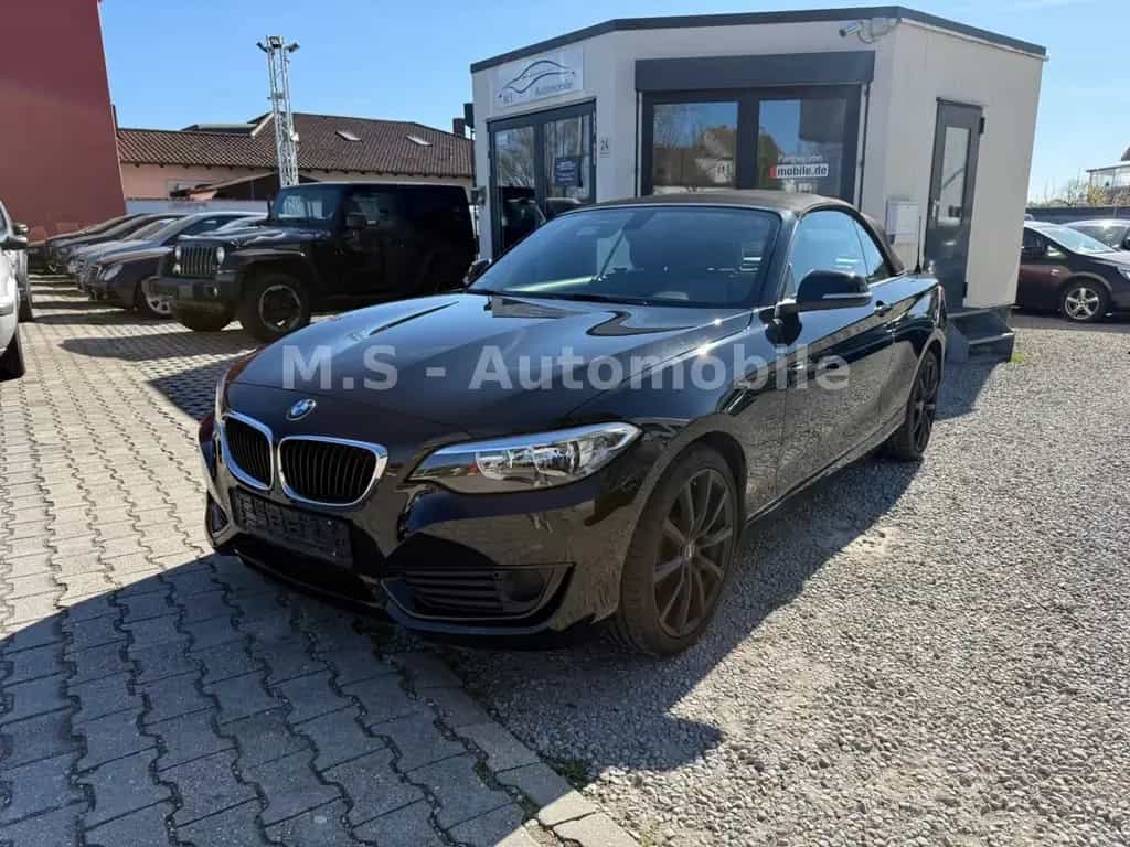BMW 218 i Cabrio*Klima*SHZ*CD*USB*Isofix*Freispreche 04/2016-photo-1