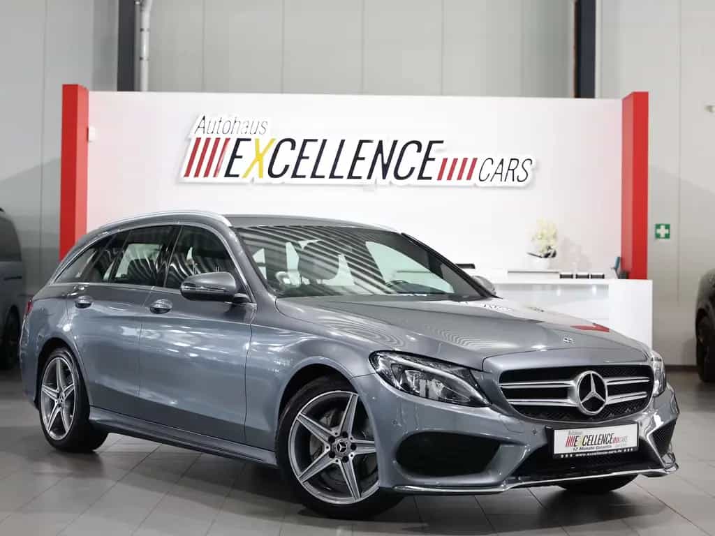 Mercedes-Benz C 180 CGI T AMG-LINE SPORT / LED, LEDER, NAVI+ 06/2017-photo-0