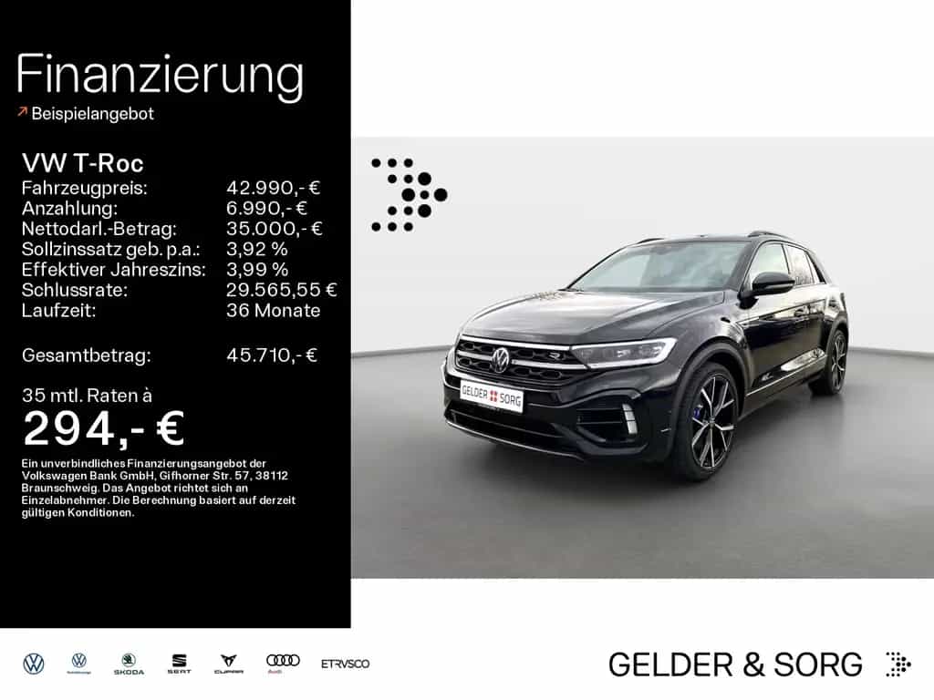 Volkswagen T-Roc R 2.0 TSI 4Motion Matrix*RFK*AHK*Pano*ACC 12/2024-photo-0