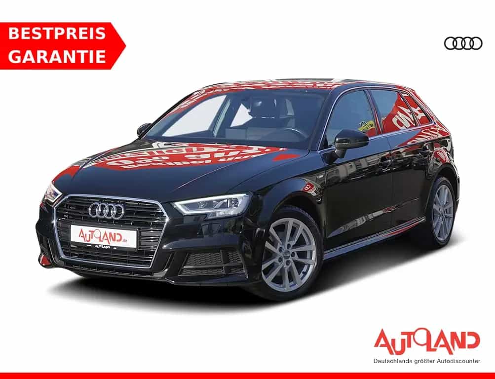 Audi A3 1.0 TFSI Sportback S-Line LED Sitzheizung PDC 11/2018-photo-0