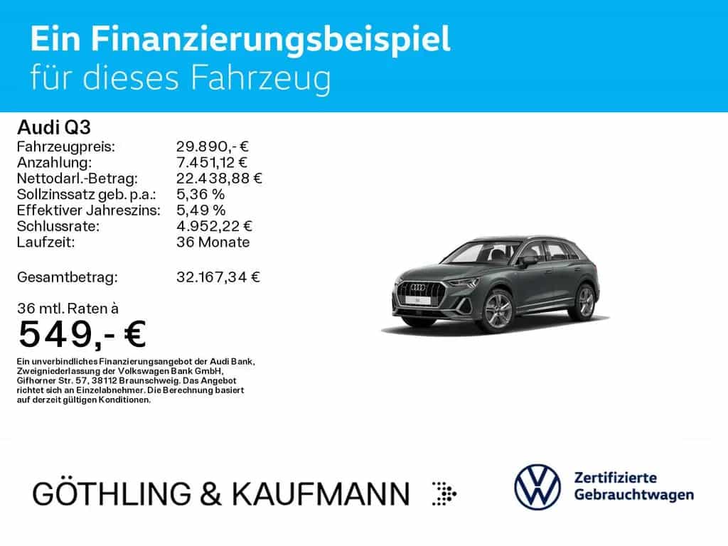 Audi Q3 40 TFSI qu 2x S line S tro*LED*Virtual*Navi+* 06/2020-photo-1