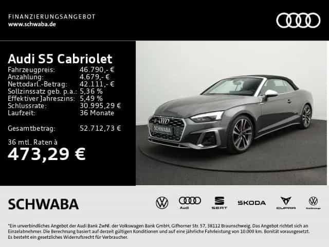 Audi S5 Cabriolet TFSI qu. *MATRIX*KAM*LEDER*19"* 03/2023-photo-1