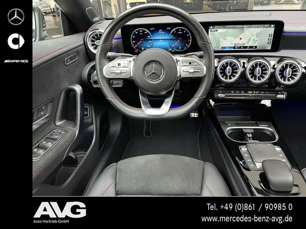 Mercedes-Benz CLA 200 AMG Pano Night Burm 360° 19" Distr Rkam 09/2020-photo-13
