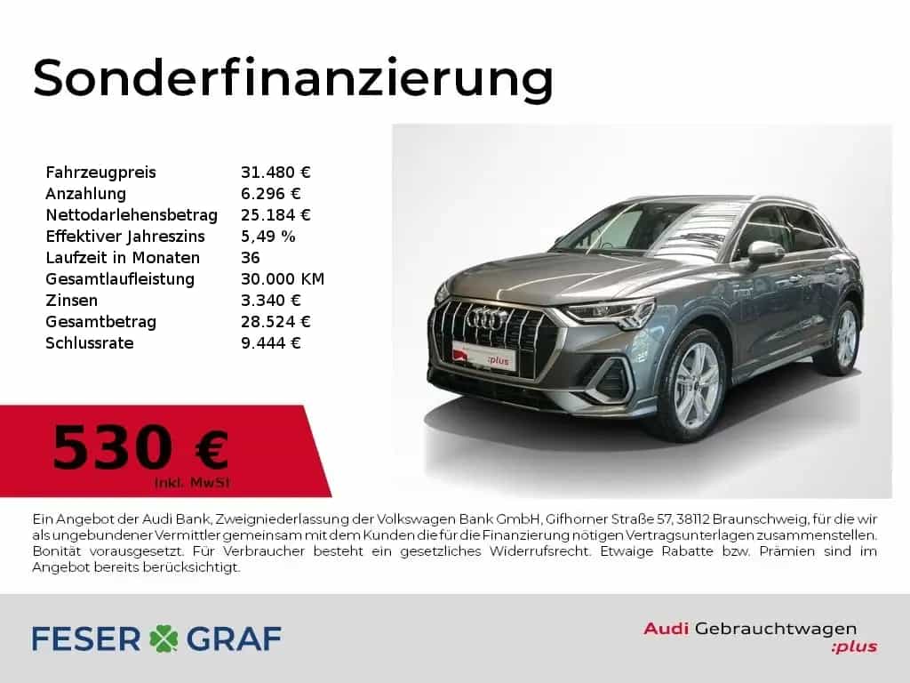 Audi Q3 45 TFSI e S line LED / ACC / SONOS / Navigati 09/2022-photo-0