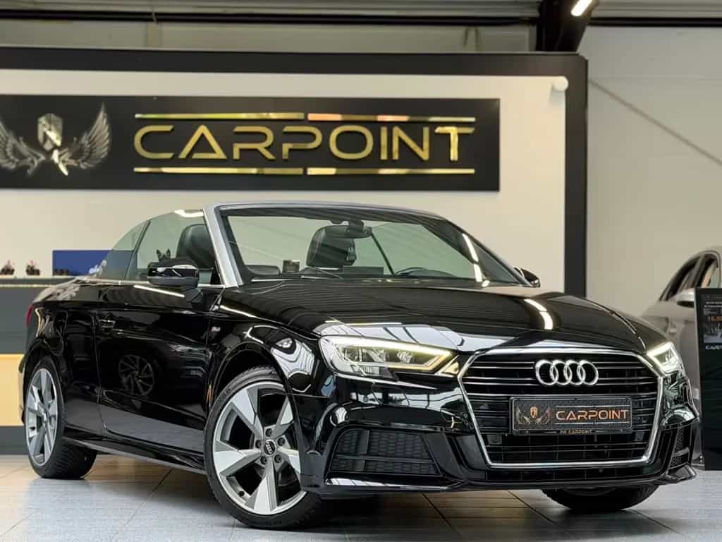 Audi A3 Cabrio //S-Line //Volleder//Virt/LED/Navi/BT 07/2017-photo-0