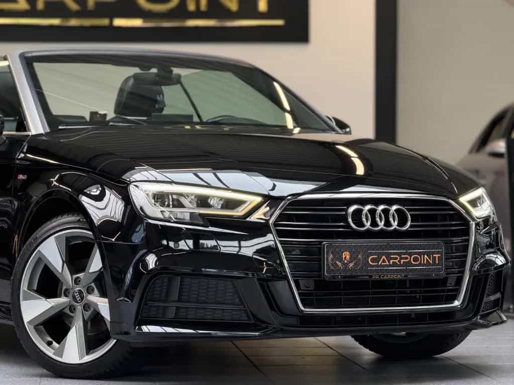 Audi A3 Cabrio //S-Line //Volleder//Virt/LED/Navi/BT 07/2017-photo-1