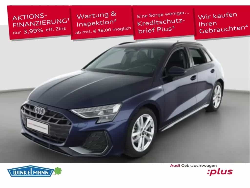 Audi A3 Sportback S line TFSI ACC AHK LED KAMERA NAVI 09/2025-photo-0