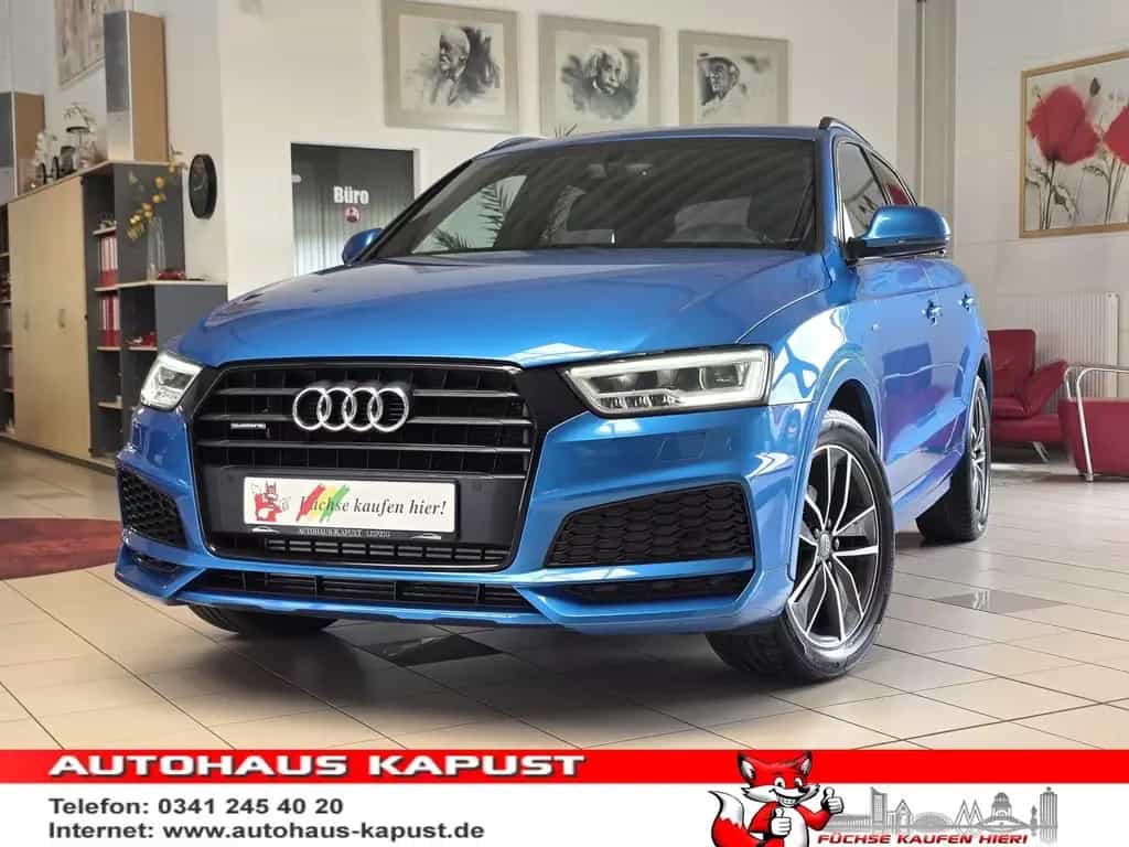 Audi Q3 2.0 quattro 3x-Sline/Black-Paket/LED/Key/Ahk 08/2017-photo-0