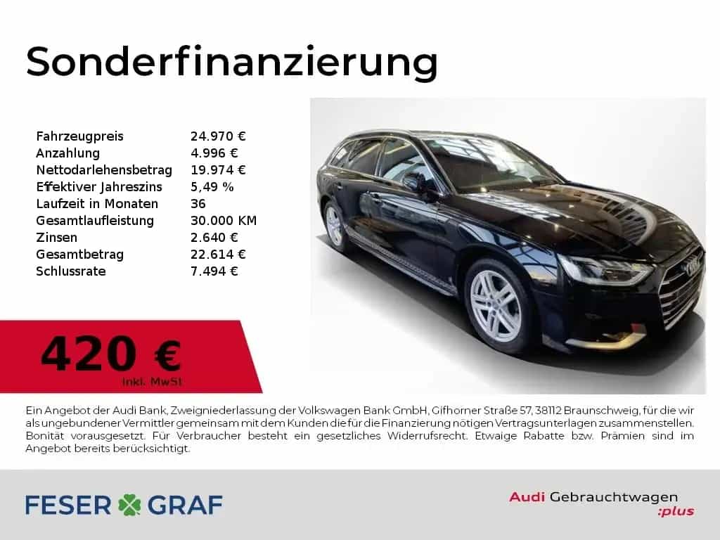 Audi A4 Avant Advanced 40 TDI S tronic Navi Plus/PDC 02/2022-photo-0