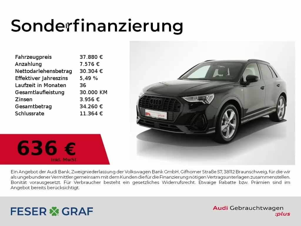 Audi Q3 35 TFSI S line AHK/Navi/Kamera/LED/Virtu 06/2025-photo-0