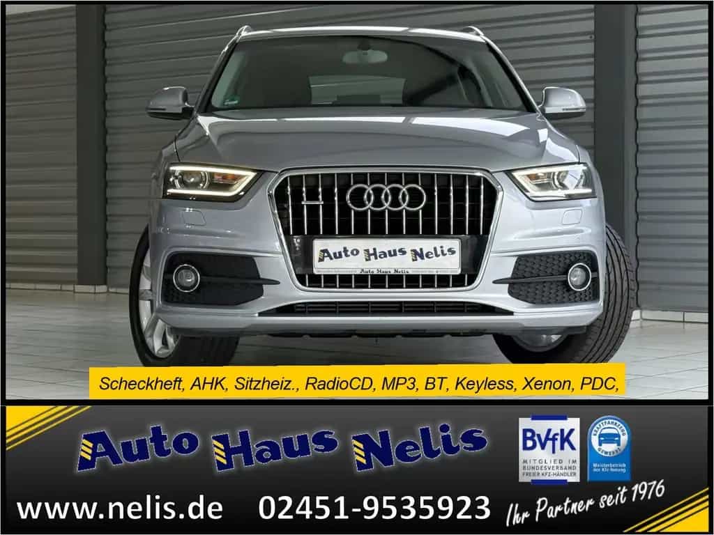 Audi Q3 2,0 TFSI quattro AHK Sitzheiz. RadioCD MP3 BT 01/2015-photo-2