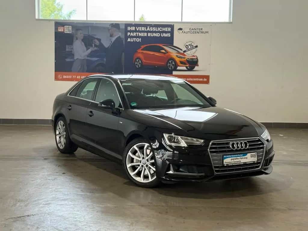 Audi A4 Lim. 40 TDI S-LINE AHK+NAVI+LED 02/2019-photo-1