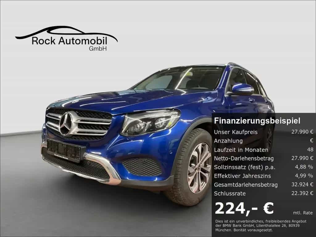 Mercedes-Benz GLC 250 4Matic 9G AMG LED Panorama *Garantie* 11/2018-photo-0