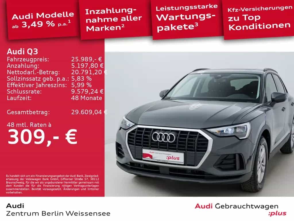 Audi Q3 35 TFSI 6-GANG*PANO*RFK*PDC*NAV*GJR*SHZ*KLIMA 05/2023-photo-1