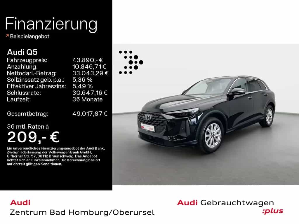 Audi Q5 40 TFSI S tro*LED+*Virtual*Navi+*Kamera*ACC*A 10/2025-photo-0