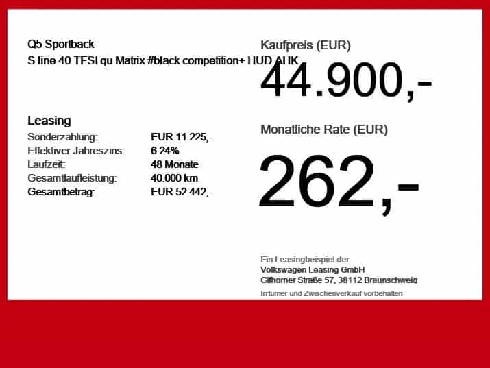Audi Q5 Sportback S line 40 TFSI qu Matrix #black com 06/2023-photo-5