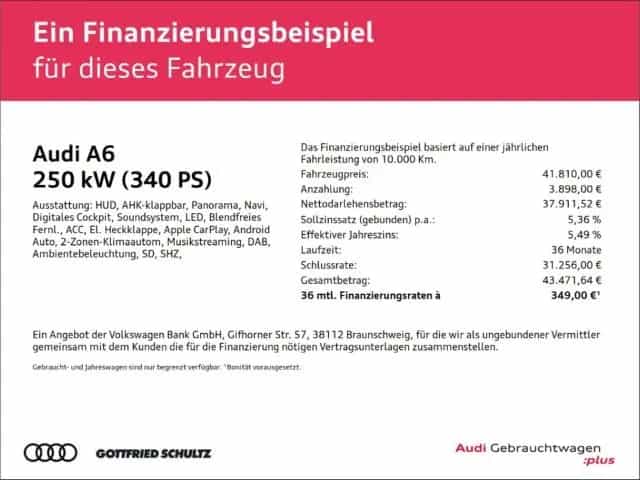 Audi A6 Avant 55 TFSI qu. S-tronic MATRIX NAV PAN AHK 05/2023-photo-1