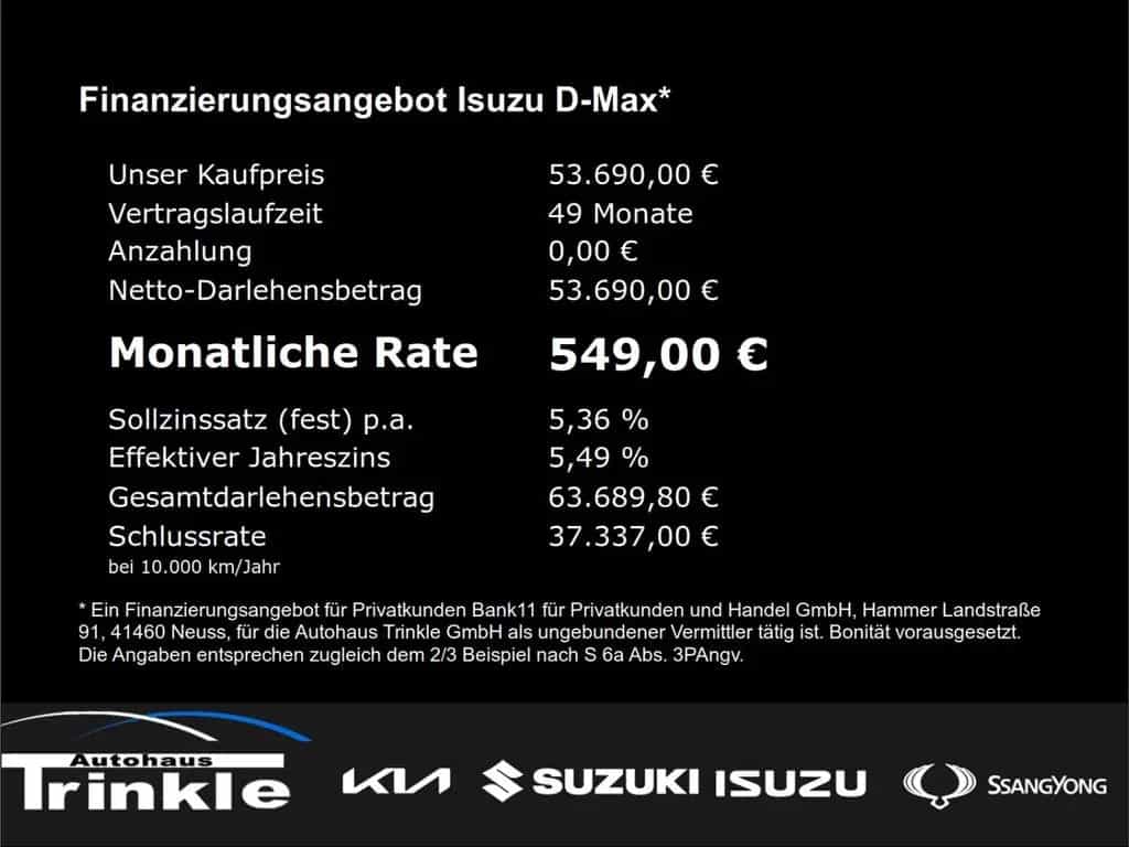 Isuzu D-Max V-Cross Double Cab 2.2 Navi Leder 360 Kame null-photo-3