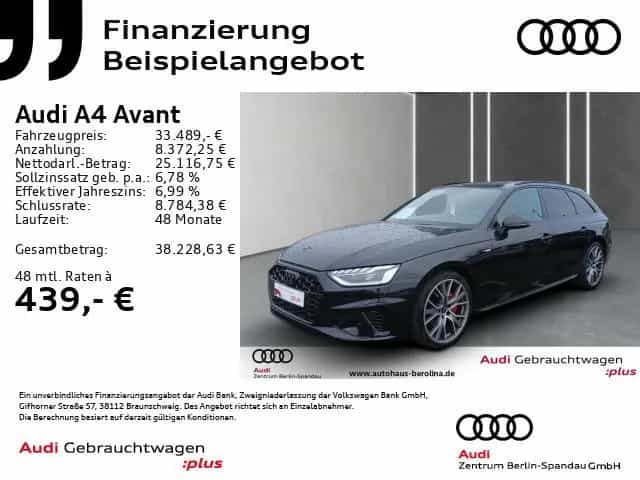 Audi A4 Avant 40 TFSI S line S tronic *PANO*MATRIX* 11/2023-photo-1