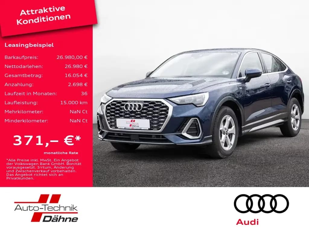 Main__Slider__Photo:Audi Q3 Sportback 35 TDI S line KAMERA NAVI ACC LED 05/2022-0