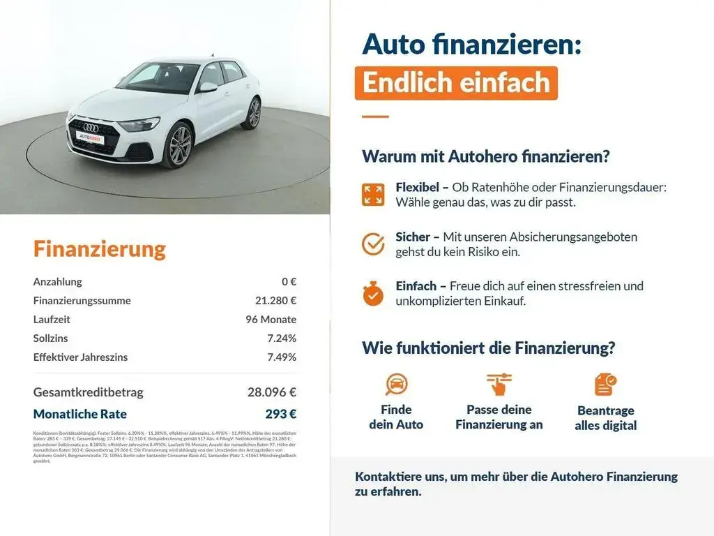 Main__Slider__Photo:Audi A1 Sportback 35 TFSI Advanced Aut.*LED*PDC*SHZ* 03/2021-1