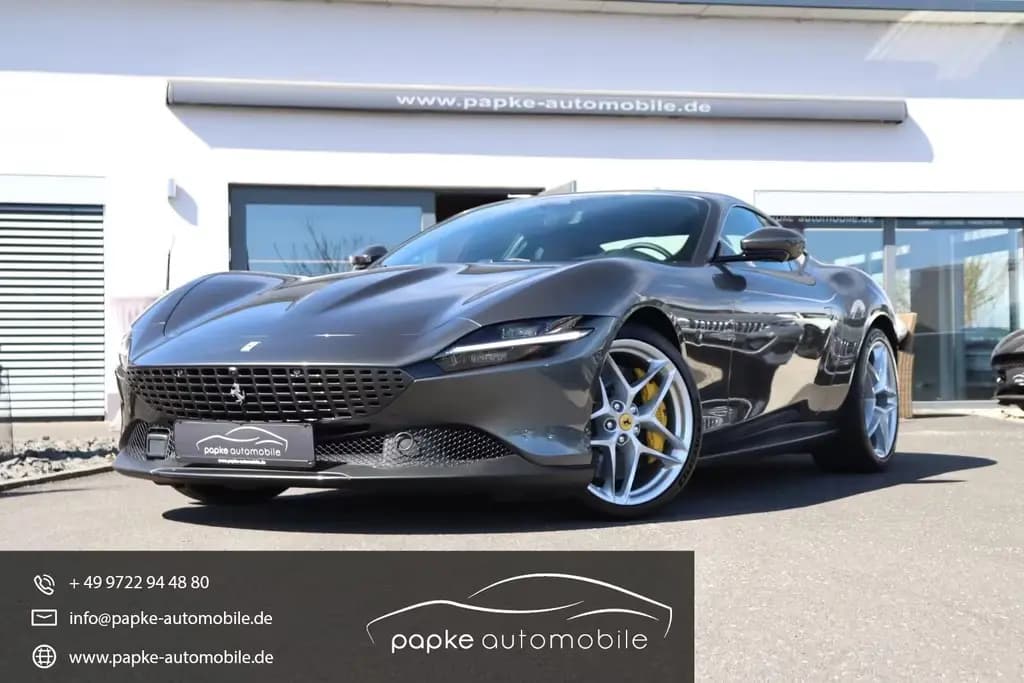 Main__Slider__Photo:Ferrari Roma 3.9 V8 Coupe +MATRIX+SCM+1.HAND+SITZBELÜFTU 11/2020-0