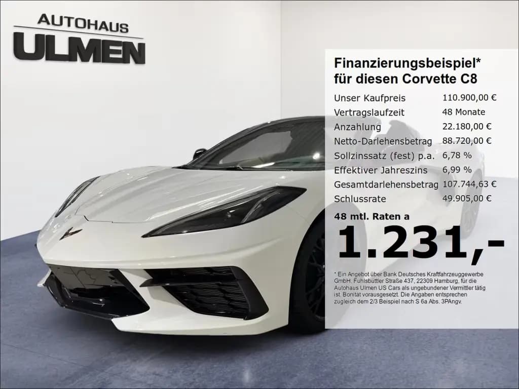 Main__Slider__Photo:Corvette C8 Stingray Cabriolet 3LT Frontlift Vollausstatt 08/2025-0