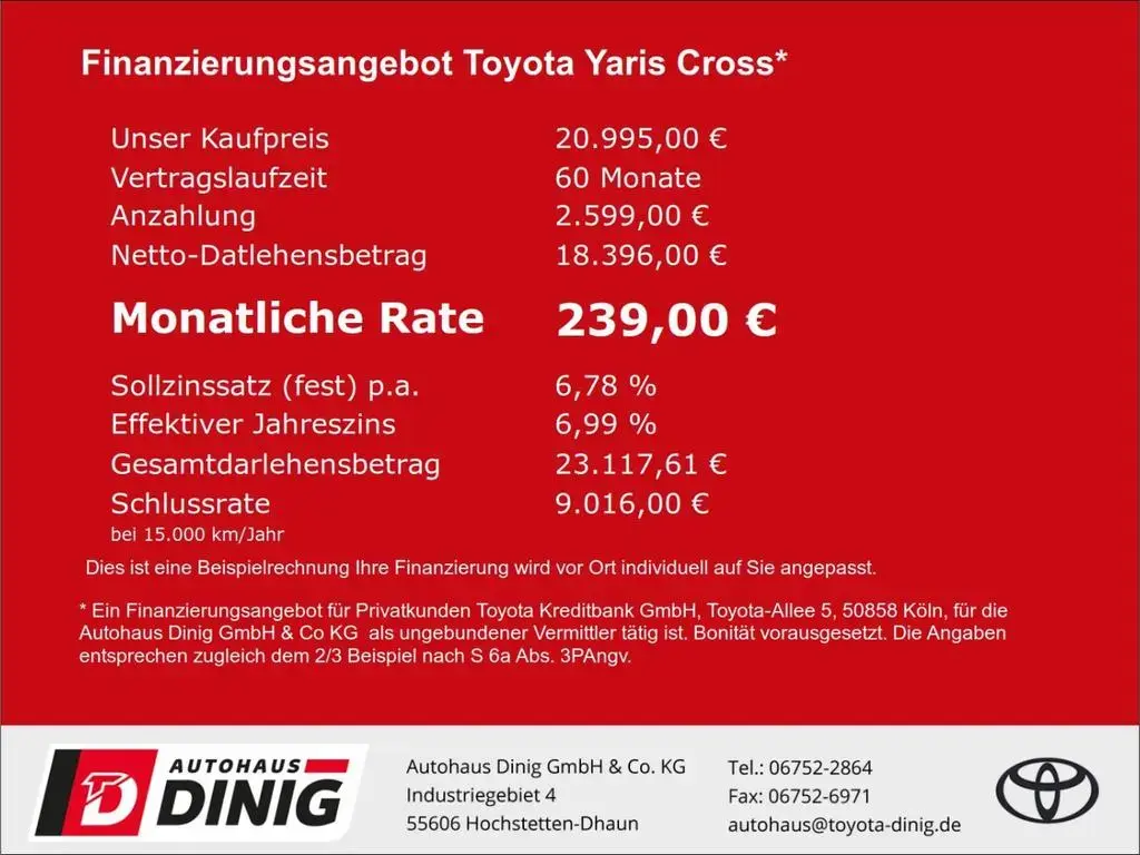 Main__Slider__Photo:Toyota Yaris Cross Hybrid FWD Team Deutschland Navi LED 09/2022-1