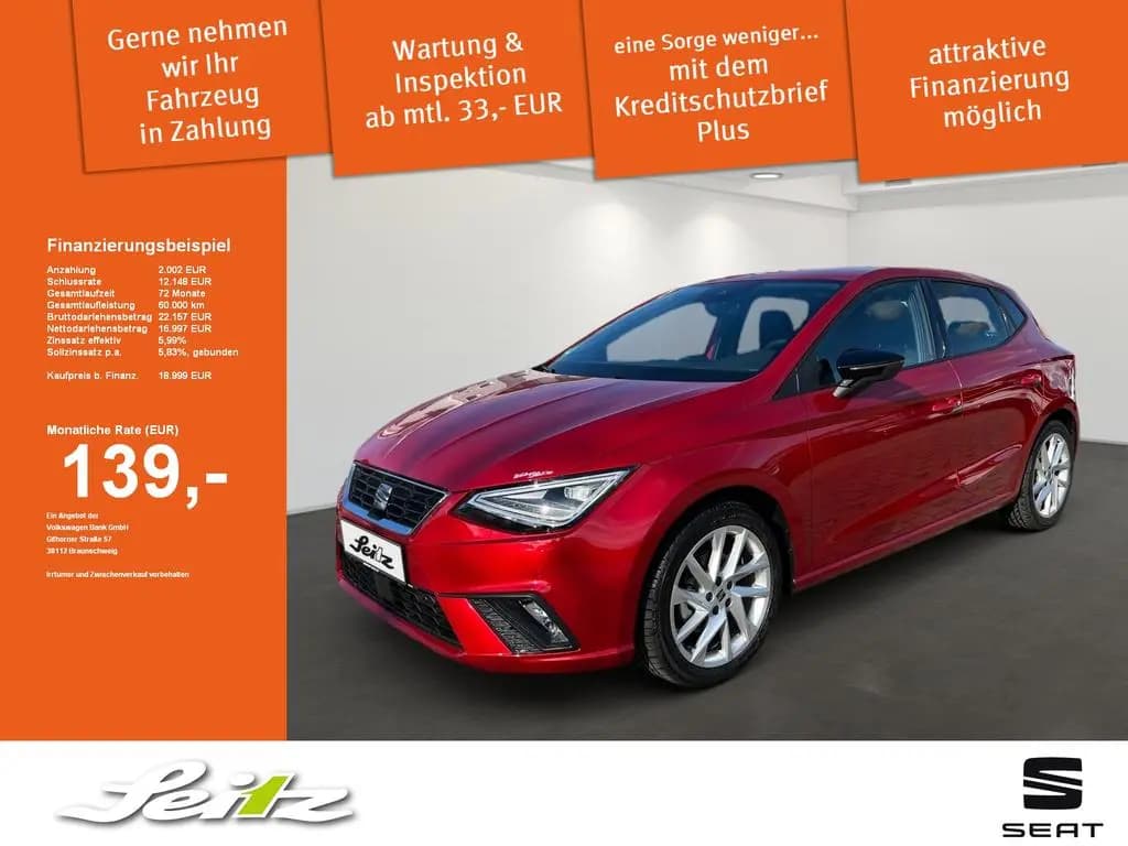 Main__Slider__Photo:Seat Ibiza FR 1.0 TSI FR *APPCON*KAMERA*WINTERPAKET* 02/2025-0