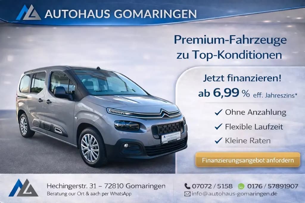 Main__Slider__Photo:Citroën Berlingo *Klima*TÜV Neu*Ganzjahr*Zahnriemen Neu* 07/2019-0