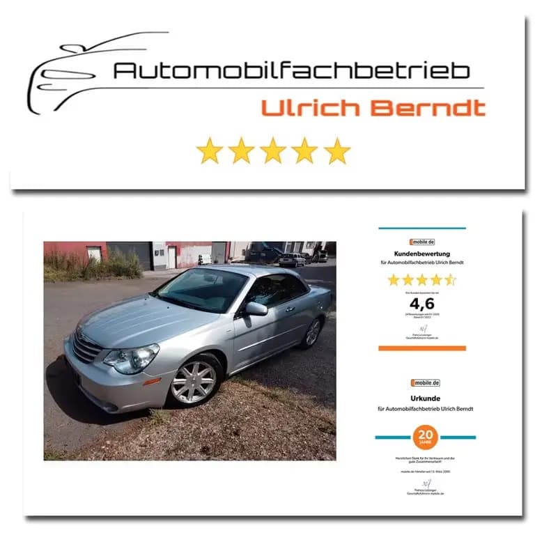 Main__Slider__Photo:Chrysler Sebring - 1. Hand - TÜV+Inspektion neu TOP 03/2010-0