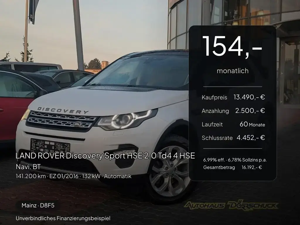 Main__Slider__Photo:Land Rover Discovery Sport HSE 2.0 Td4 4 HSE Navi. BT. 01/2016-1