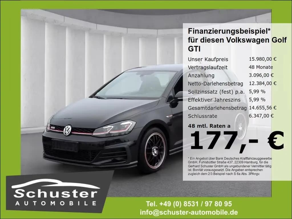 Main__Slider__Photo:Volkswagen Golf GTI VII 2.0TSI*LED SHZ PDCv+h 2-Zon-Klima 07/2017-0