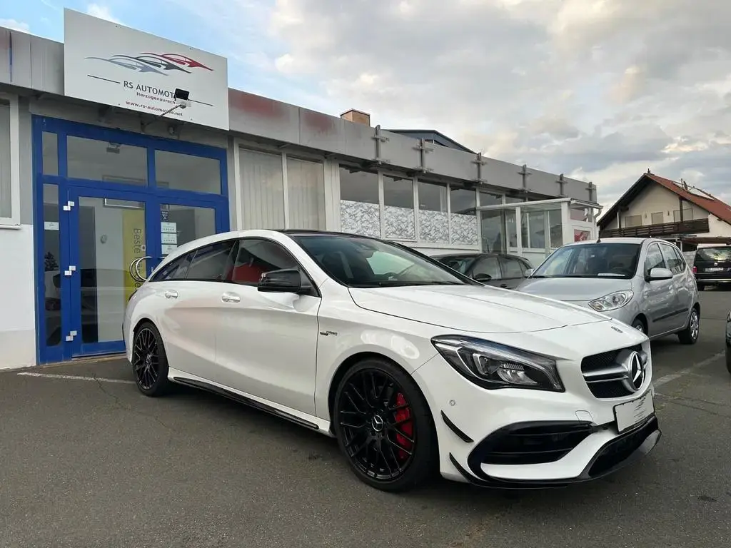 Main__Slider__Photo:Mercedes-Benz CLA-Class 45 AMG Shooting Brake 4Matic*Pano*H&K*Kamera 01/2020-1