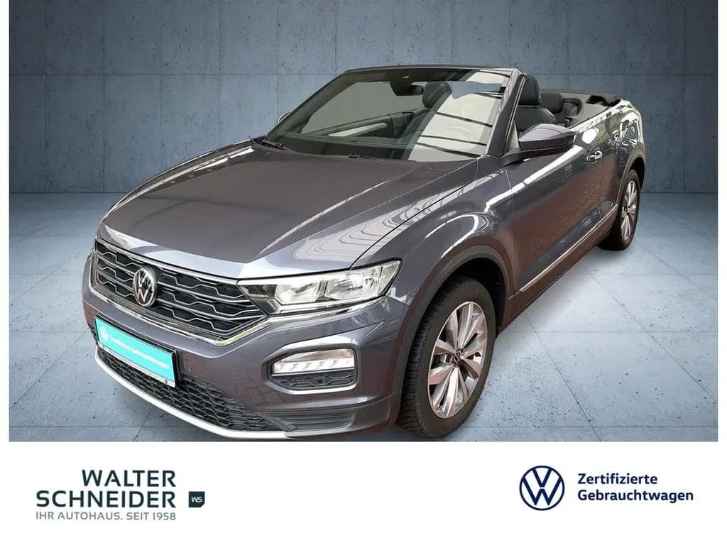 Main__Slider__Photo:Volkswagen T-Roc Cabriolet 1.0 TSI Style PDC Sitzhzg. 08/2021-0