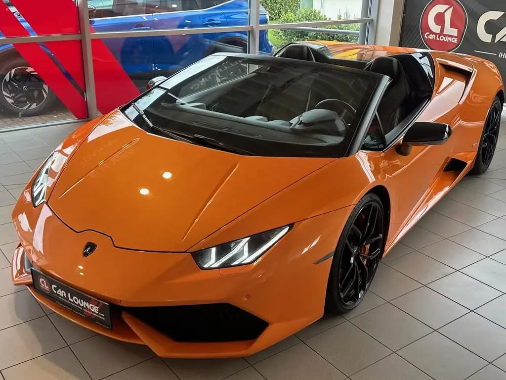 Main__Slider__Photo:Lamborghini Huracán LP 610-4 Spyder |Kamera|Lift|Service-Neu 09/2016-0